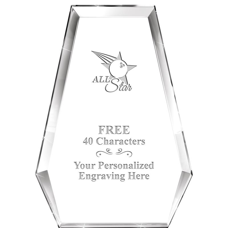 7" ATHENS PYRAMID CRYSTAL