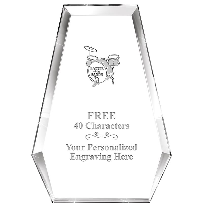 7" ATHENS PYRAMID CRYSTAL