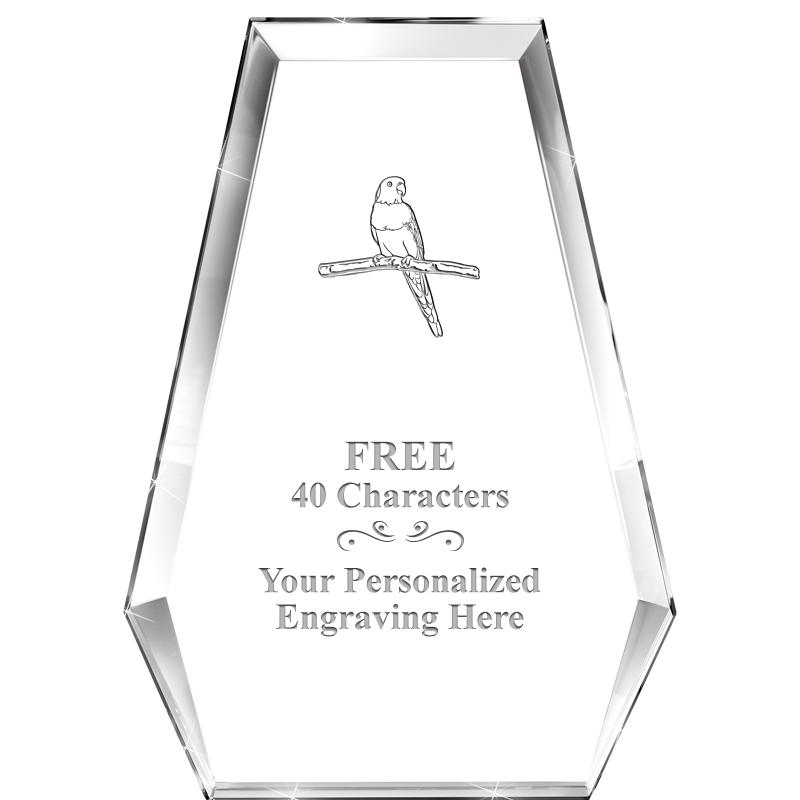 7" ATHENS PYRAMID CRYSTAL