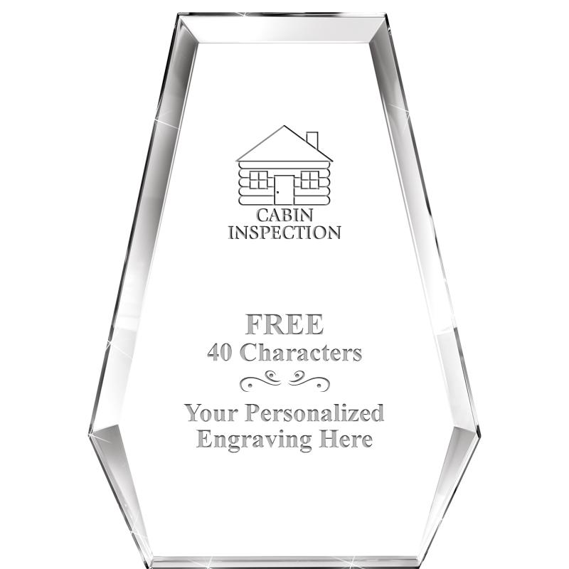 7" ATHENS PYRAMID CRYSTAL