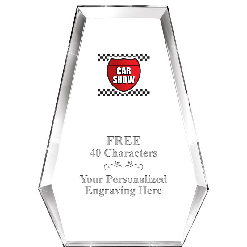 7" ATHENS PYRAMID CRYSTAL