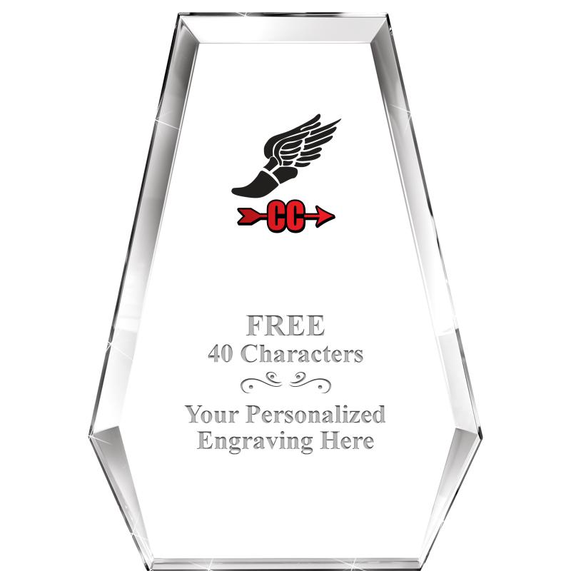 7" ATHENS PYRAMID CRYSTAL