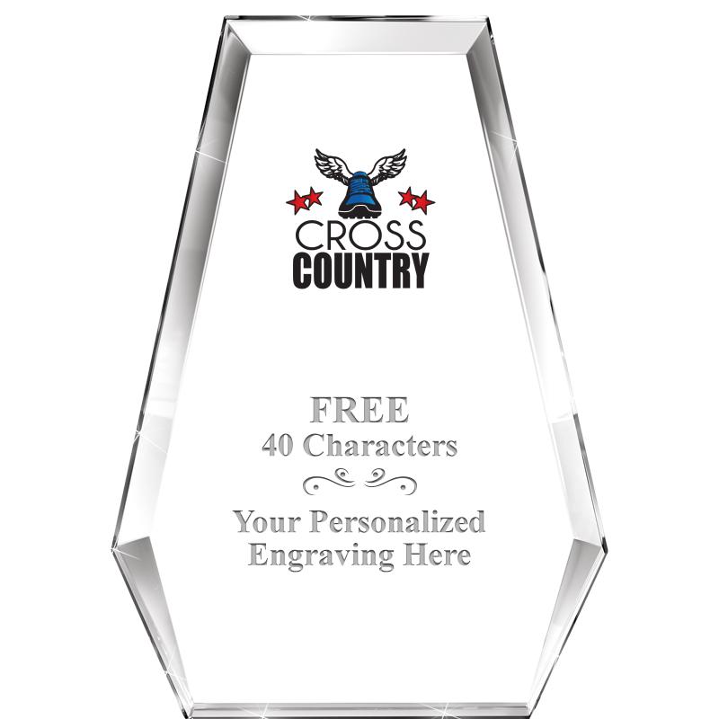 7" ATHENS PYRAMID CRYSTAL