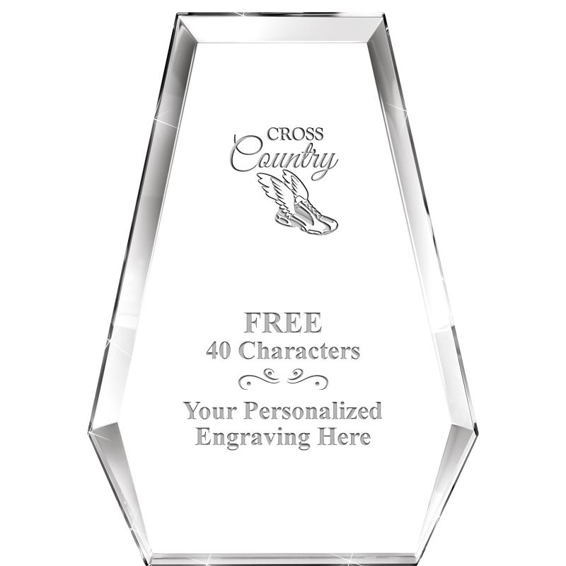 7" ATHENS PYRAMID CRYSTAL