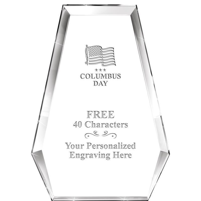 7" ATHENS PYRAMID CRYSTAL