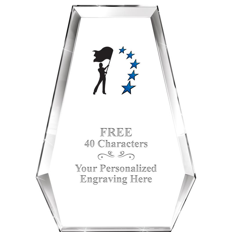 7" ATHENS PYRAMID CRYSTAL