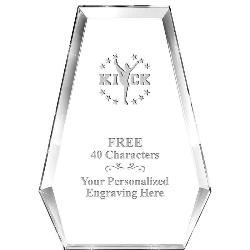 7" ATHENS PYRAMID CRYSTAL