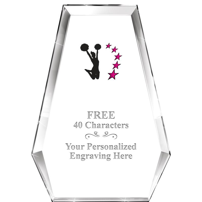 7" ATHENS PYRAMID CRYSTAL