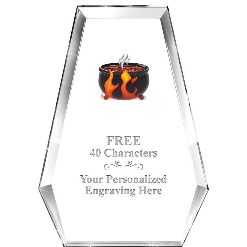 7" ATHENS PYRAMID CRYSTAL