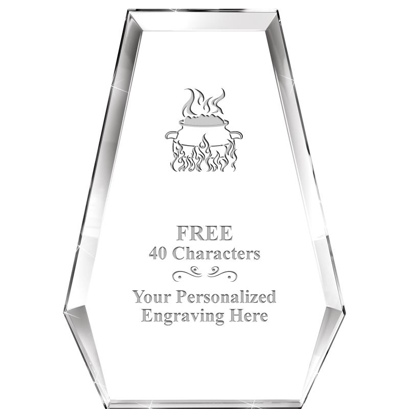 7" ATHENS PYRAMID CRYSTAL