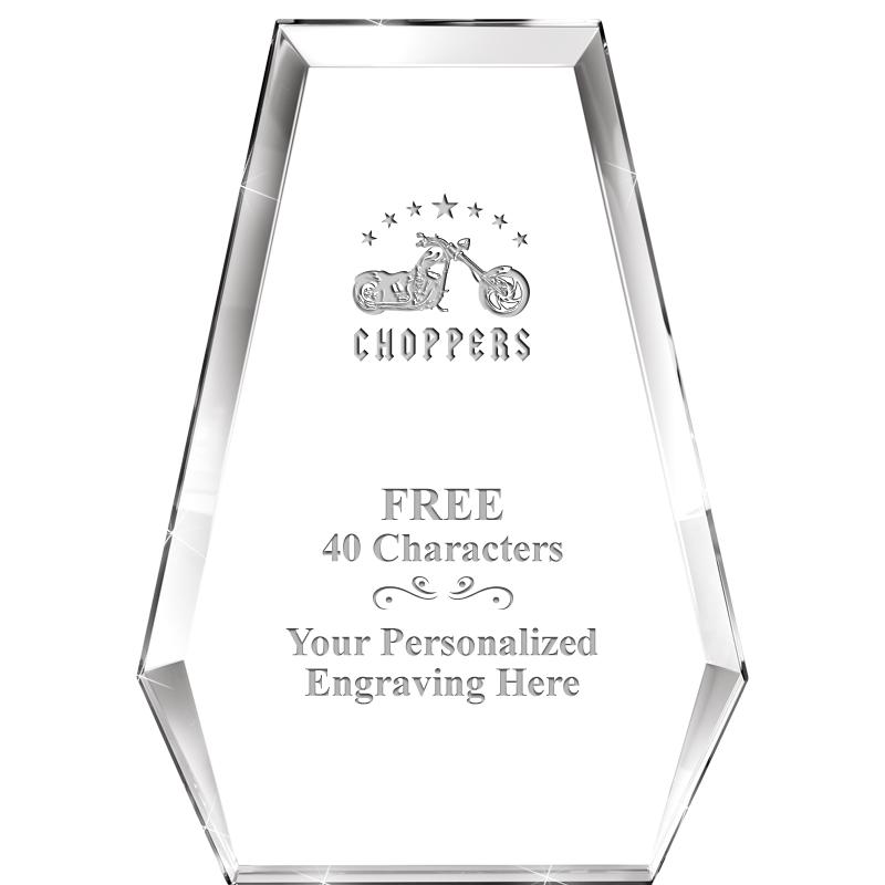 7" ATHENS PYRAMID CRYSTAL