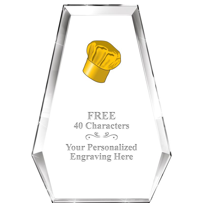 7" ATHENS PYRAMID CRYSTAL