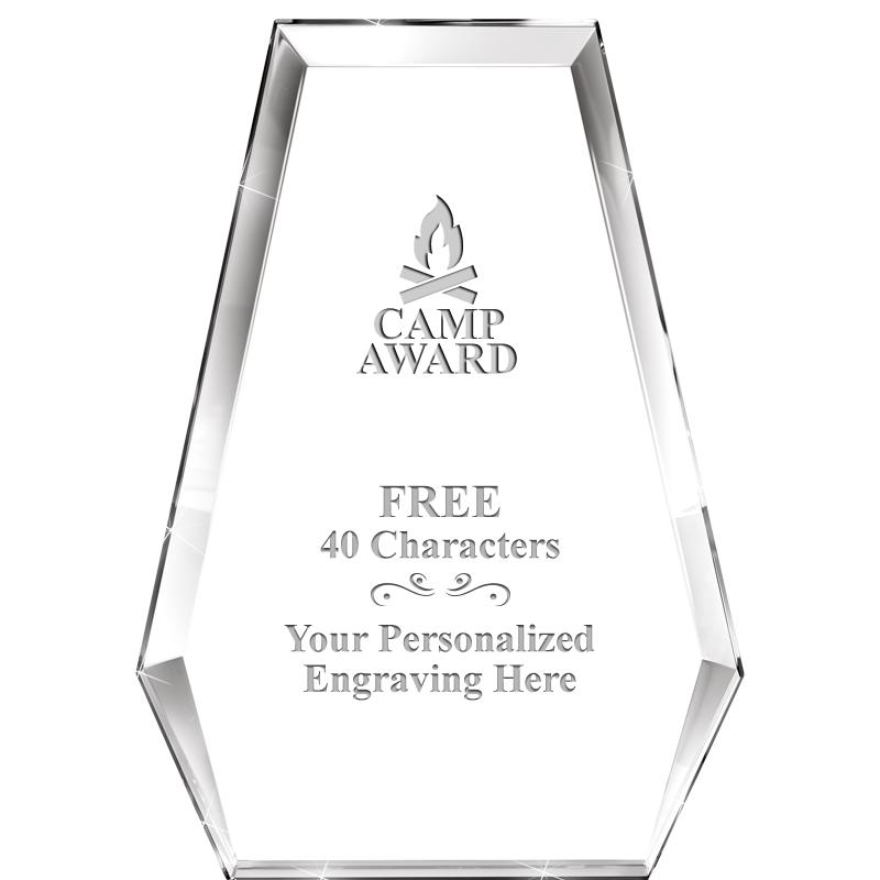 7" ATHENS PYRAMID CRYSTAL