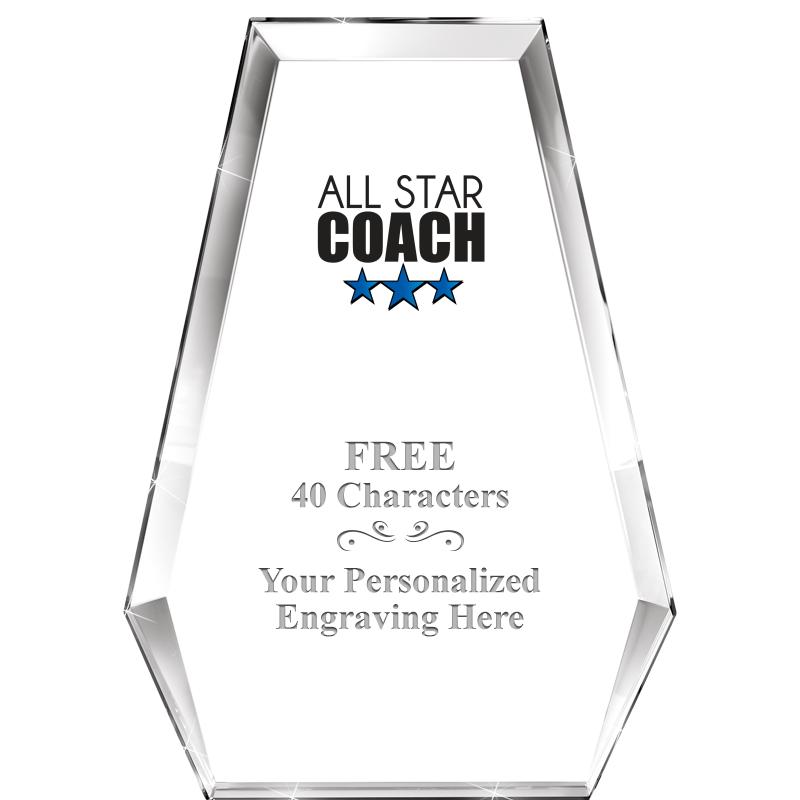 7" ATHENS PYRAMID CRYSTAL