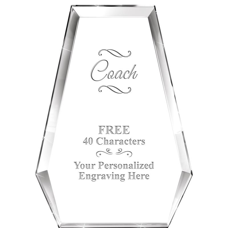 7" ATHENS PYRAMID CRYSTAL