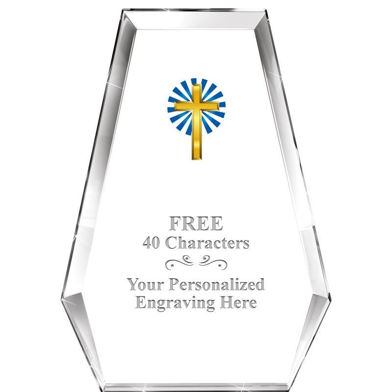 7" ATHENS PYRAMID CRYSTAL