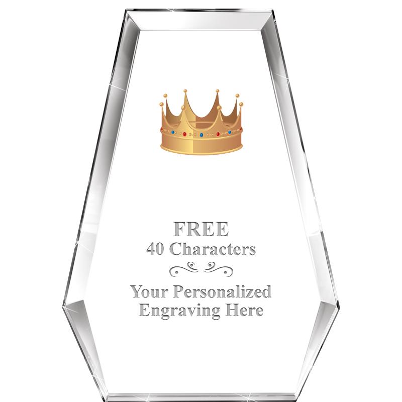 7" ATHENS PYRAMID CRYSTAL