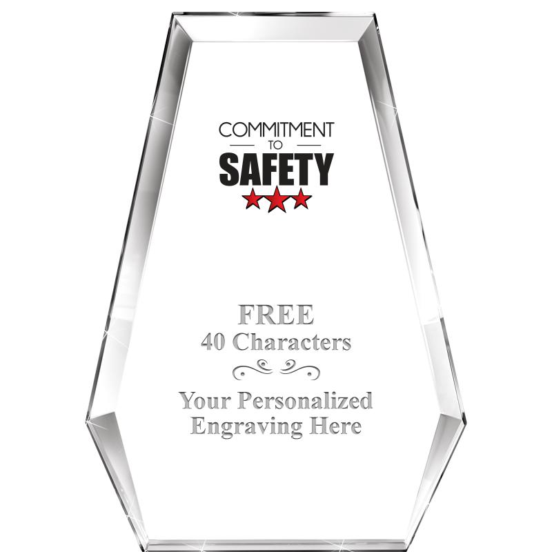 7" ATHENS PYRAMID CRYSTAL