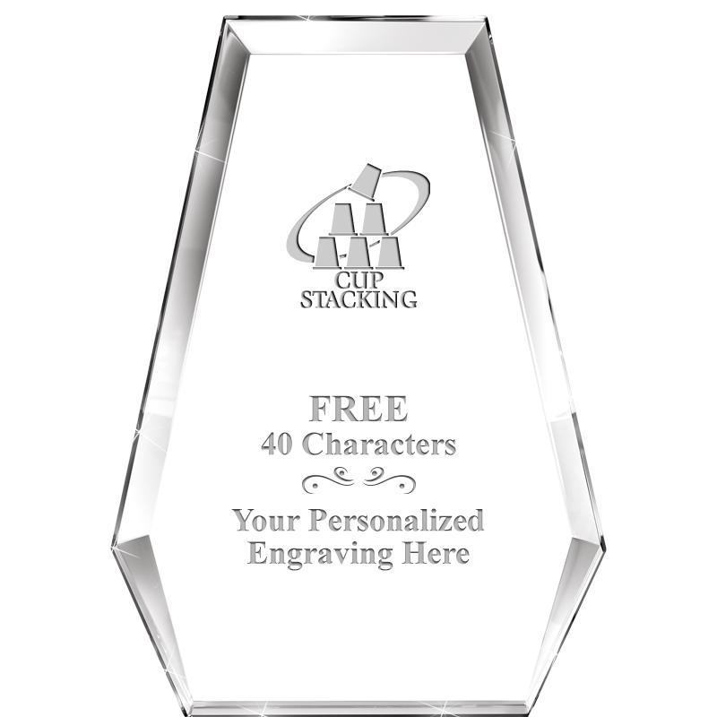 7" ATHENS PYRAMID CRYSTAL