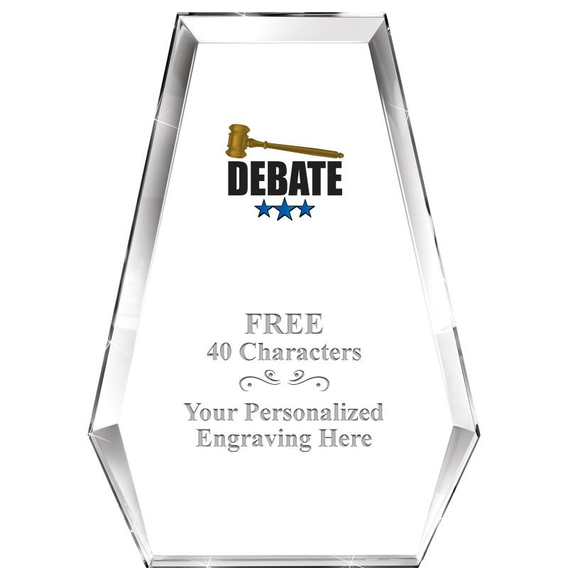 7" ATHENS PYRAMID CRYSTAL