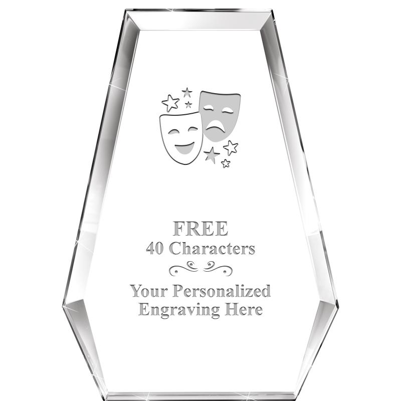 7" ATHENS PYRAMID CRYSTAL