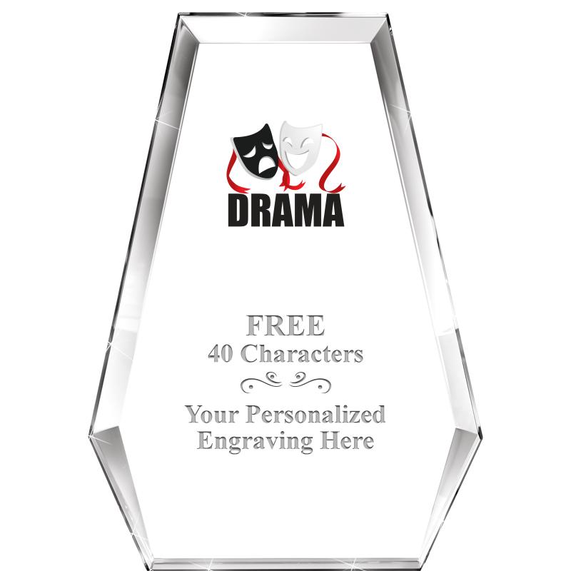 7" ATHENS PYRAMID CRYSTAL