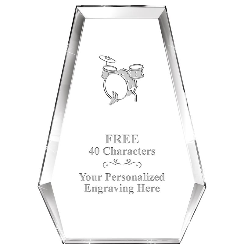 7" ATHENS PYRAMID CRYSTAL