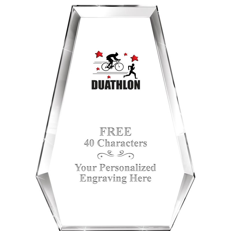 7" ATHENS PYRAMID CRYSTAL