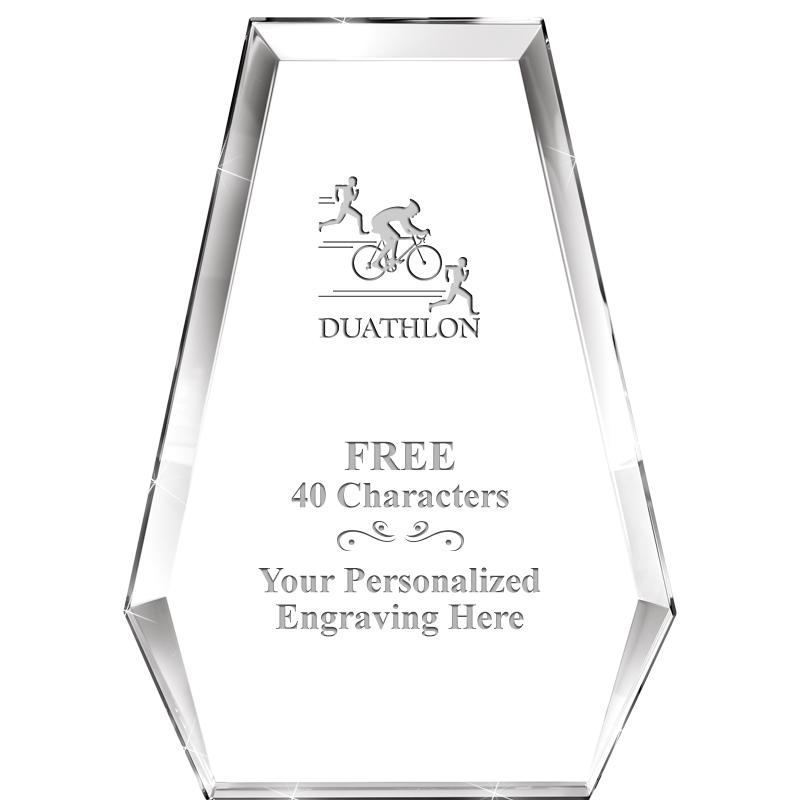 7" ATHENS PYRAMID CRYSTAL