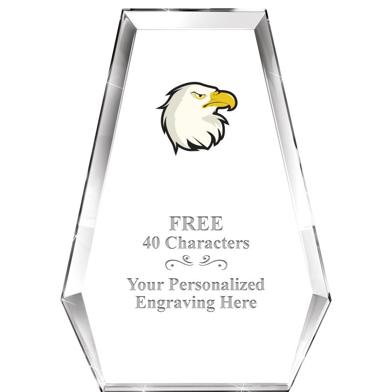 7" ATHENS PYRAMID CRYSTAL