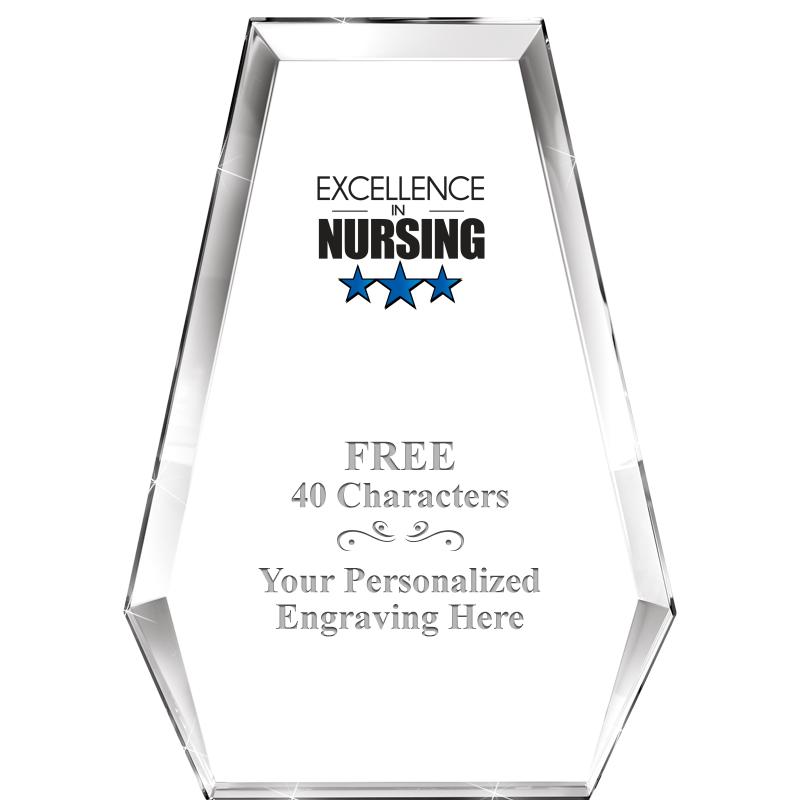 7" ATHENS PYRAMID CRYSTAL