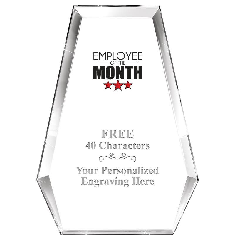 7" ATHENS PYRAMID CRYSTAL