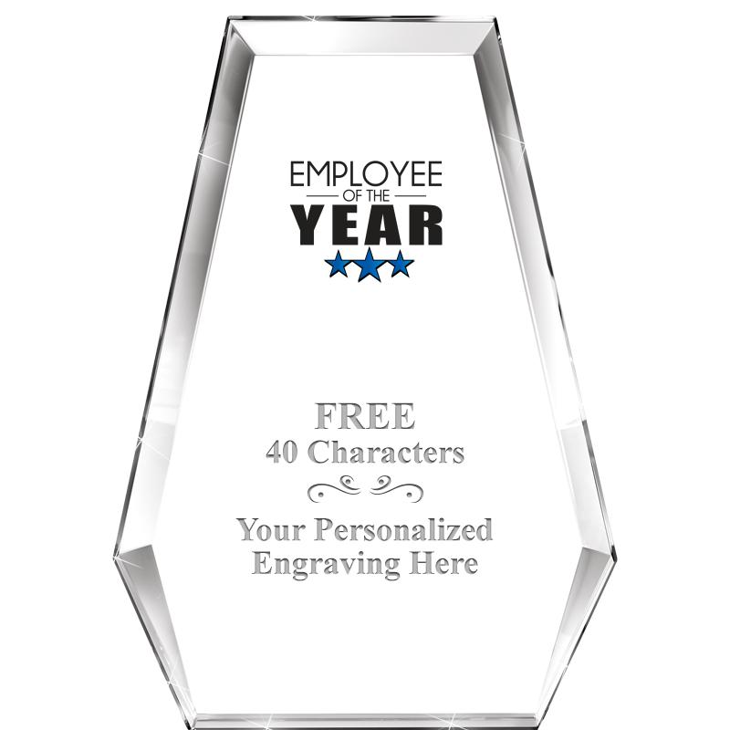 7" ATHENS PYRAMID CRYSTAL