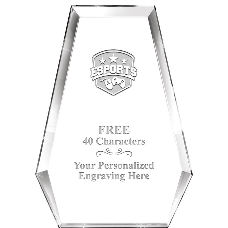 7" ATHENS PYRAMID CRYSTAL