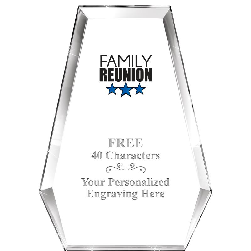 7" ATHENS PYRAMID CRYSTAL