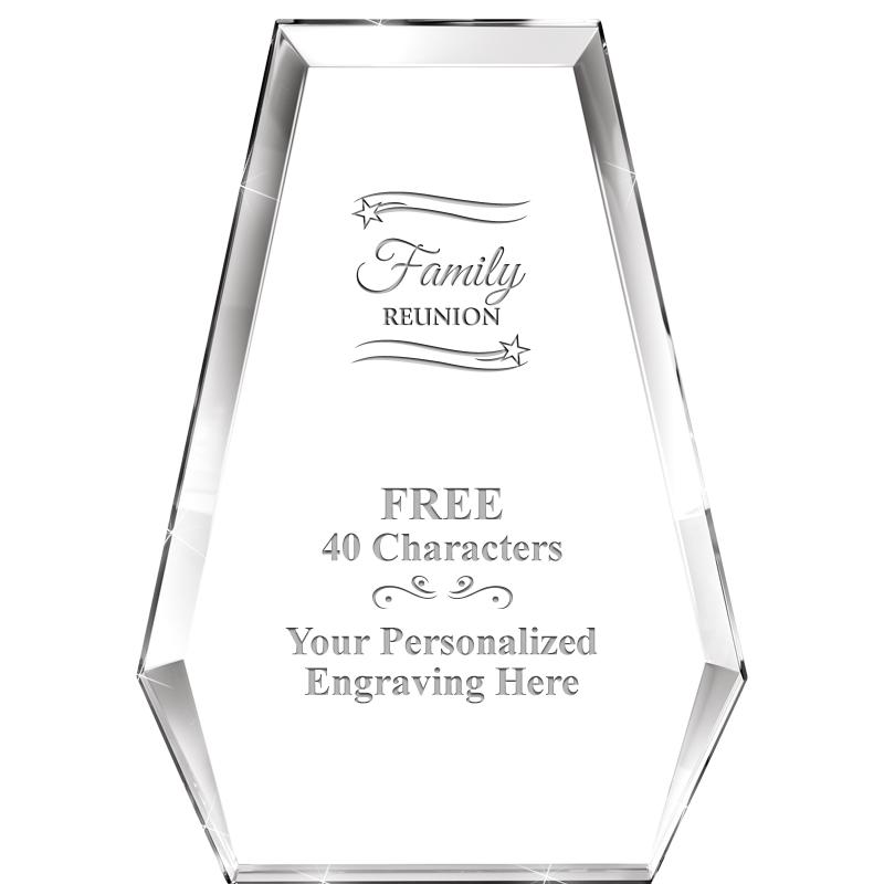 7" ATHENS PYRAMID CRYSTAL