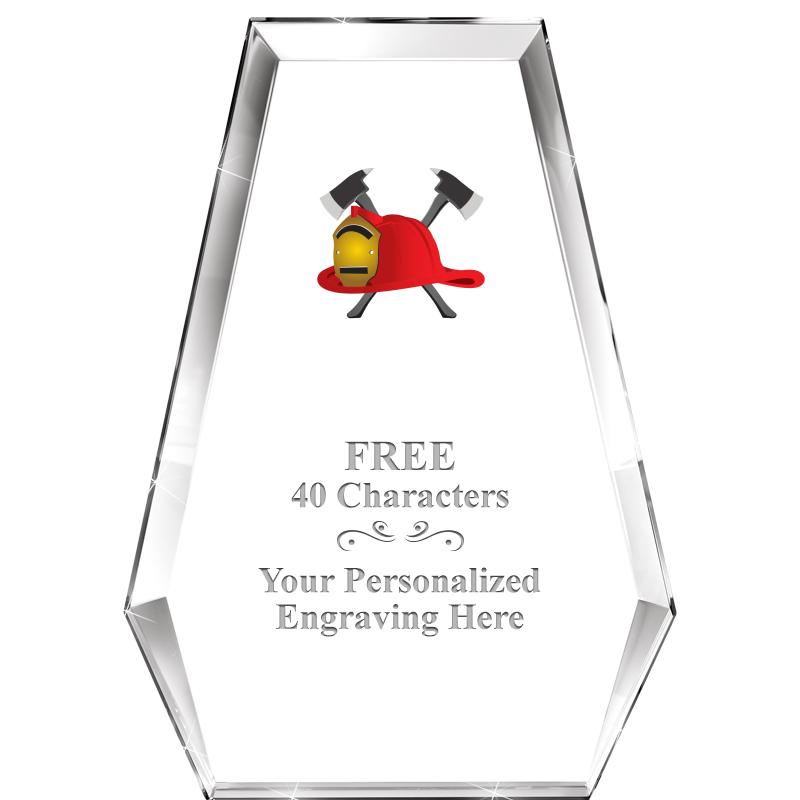 7" ATHENS PYRAMID CRYSTAL