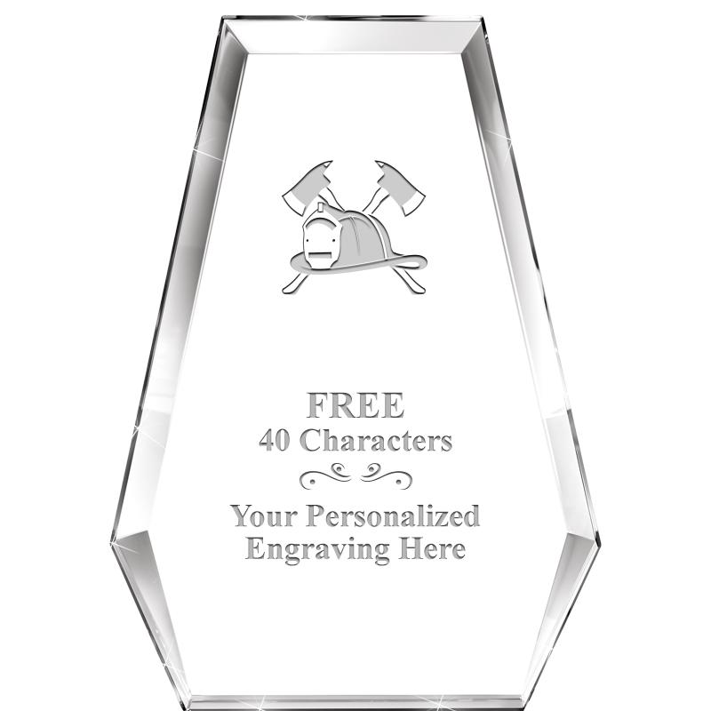 7" ATHENS PYRAMID CRYSTAL