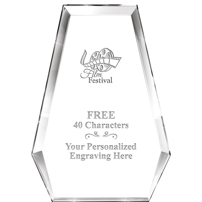 7" ATHENS PYRAMID CRYSTAL