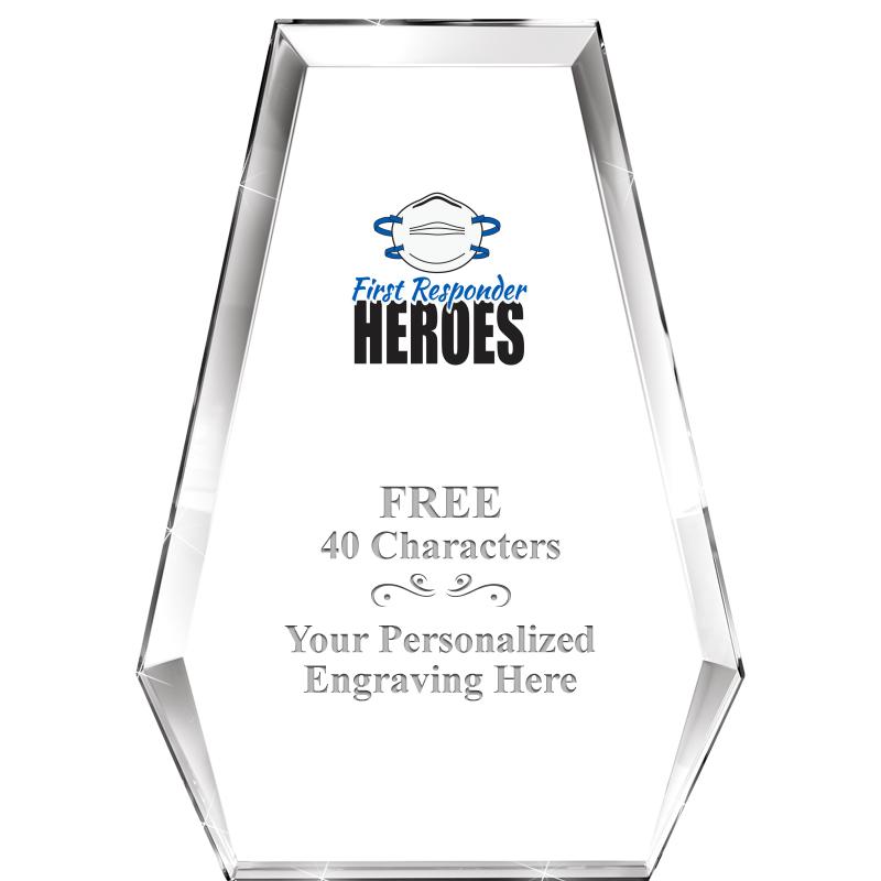 7" ATHENS PYRAMID CRYSTAL