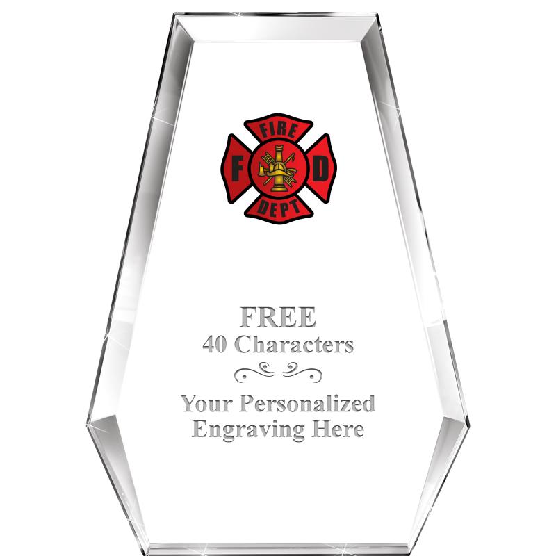 7" ATHENS PYRAMID CRYSTAL