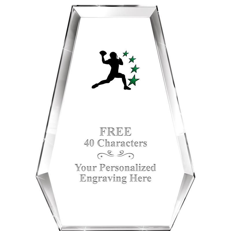 7" ATHENS PYRAMID CRYSTAL