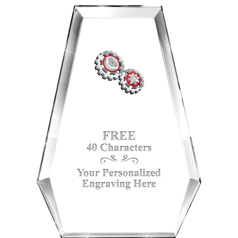 7" ATHENS PYRAMID CRYSTAL