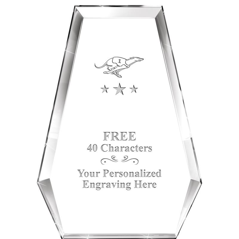 7" ATHENS PYRAMID CRYSTAL