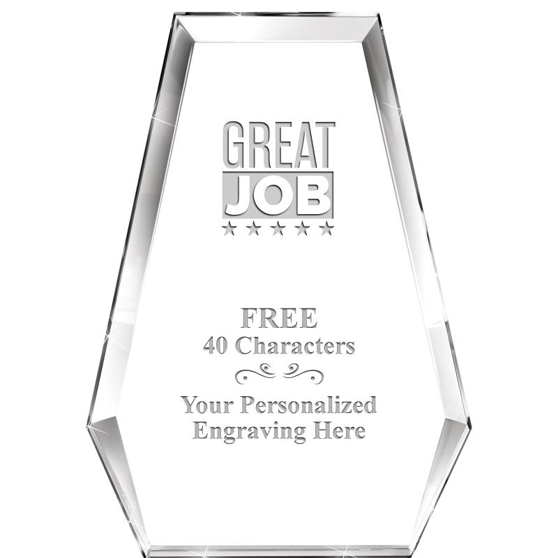 7" ATHENS PYRAMID CRYSTAL