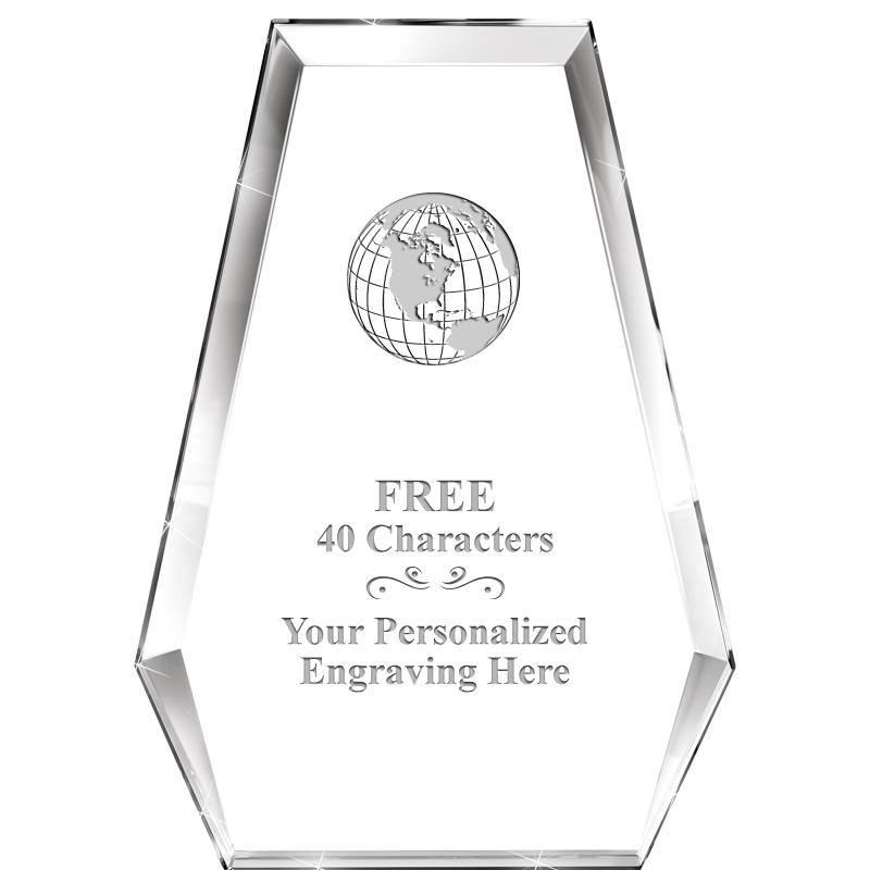 7" ATHENS PYRAMID CRYSTAL