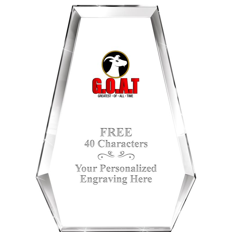 7" ATHENS PYRAMID CRYSTAL