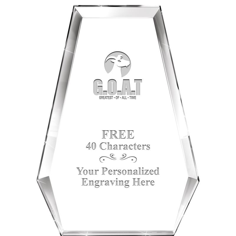 7" ATHENS PYRAMID CRYSTAL