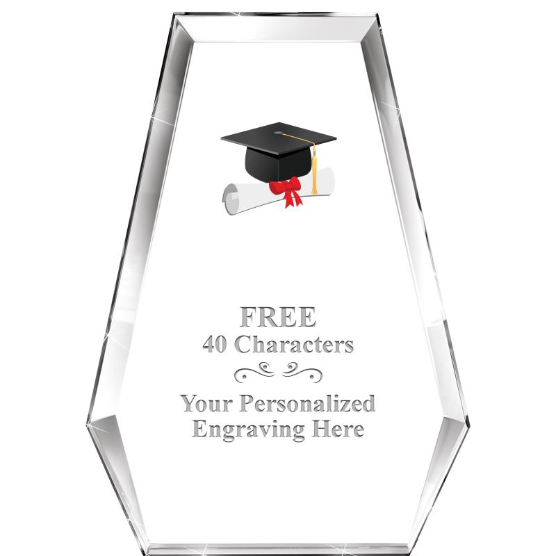 7" ATHENS PYRAMID CRYSTAL