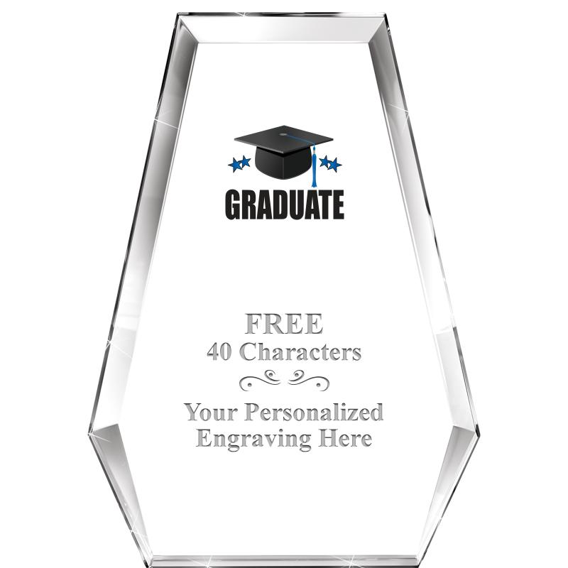 7" ATHENS PYRAMID CRYSTAL